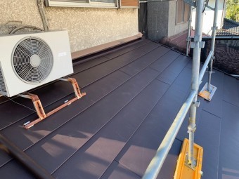 スーパーガルテクト施工