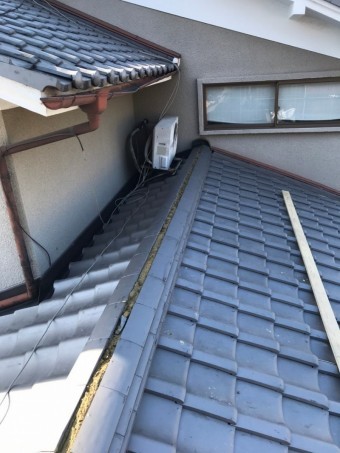 のし瓦積み上げ