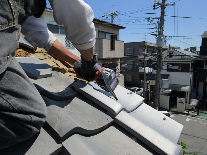 屋根の補修工事2
