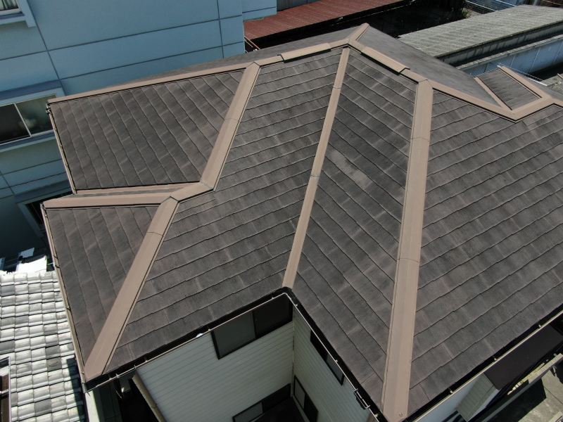 松原市のカバー工法を希望しているスレート屋根