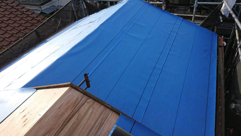 屋根の防水シート