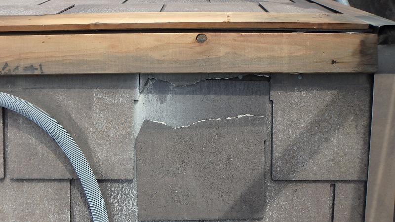 スレート屋根　補修