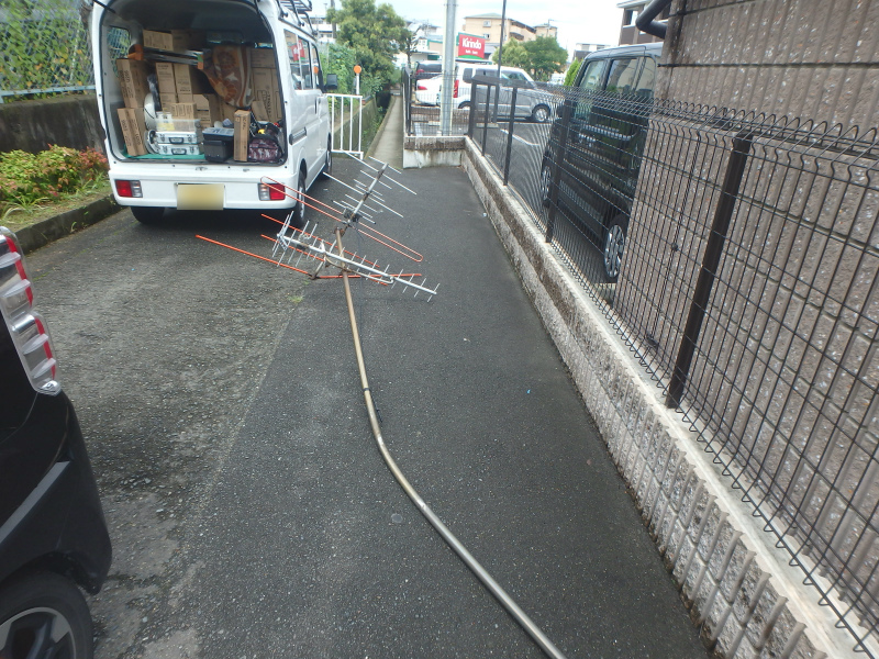 テレビアンテナ交換工事