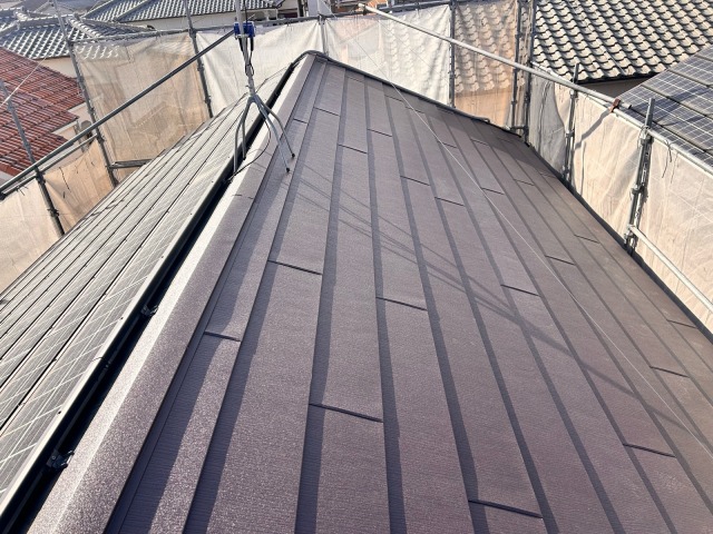 屋根施工後