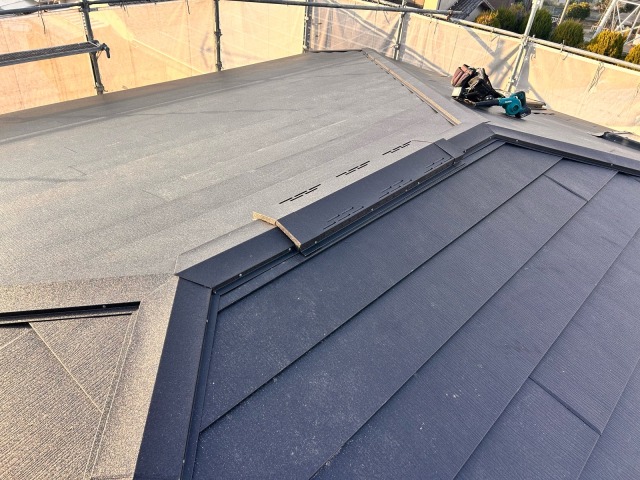 屋根施工後